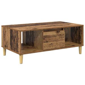 vidaXL Coffee Table Old Wood 90 x 50 x 26.5 cm Engineered Wood