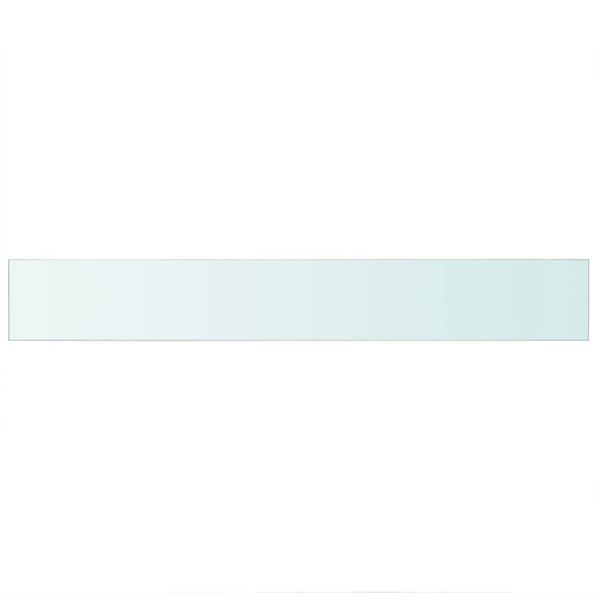 vidaXL Shelf Panel Glass Clear 90x12 cm