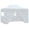 vidaXL Party Tent | White | 600D oxford fabric with PVC coating | Large