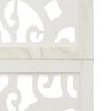 vidaXL Room Divider 6 Panels White Solid Wood Paulownia