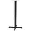 vidaXL Bistro Table Leg | Black | Cast iron | Medium | Industrial