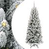 vidaXL Artificial Christmas Tree White 150 cm