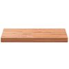 vidaXL Bathroom Countertop 80x40x4 cm Solid Wood Beech