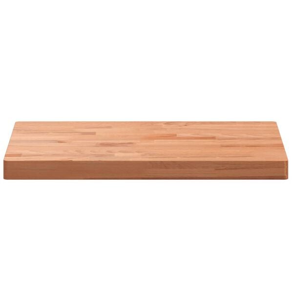 vidaXL Bathroom Countertop 80x40x4 cm Solid Wood Beech