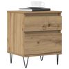 vidaXL Bedside Cabinets 2 pcs Artisan Oak 40x35x50 cm Engineered Wood
