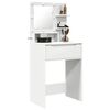 vidaXL Bedroom Dressing Tables with Drawer White 80 x 39.6 x 135 cm