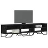 vidaXL TV Cabinet Black 180x34x41 cm Engineered Wood