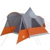 vidaXL Teepee Tent with Roof Grey and Orange 720 x 465 x 295 cm