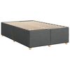 vidaXL Bed Frame without Mattress Dark Grey&nbsp;Double Fabric