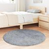 vidaXL Shaggy Rug High Pile NAVARRA Light Grey 100x100 cm Polyester