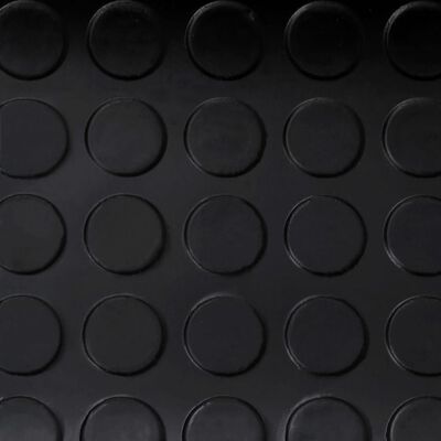 vidaXL Floor Mat Anti-Slip with Dots 5 x 1 m Rubber