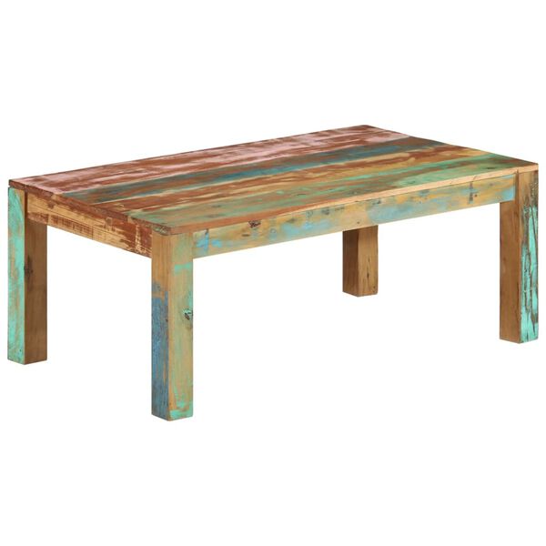 vidaXL Coffee Table Solid Wood Reclaimed 100x60x40 cm