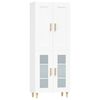 vidaXL Highboard White 69.5x34x180 cm Engineered Wood