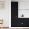 vidaXL Hanging Cabinet Lyon Black Oak 60 x 31 x 207 cm Engineered Wood