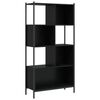vidaXL Bookcase Black 72x28x172 cm Engineered Wood