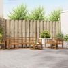 vidaXL Outdoor Sofa Set 7 pcs Natural Solid Acacia Wood