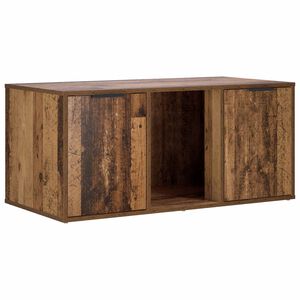vidaXL Cat Crate Furniture Old Wood 100 x 49 x 45 cm Engineered Wood