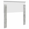 vidaXL Headboard with Headboard Concrete Grey 75 cm Engineered wood