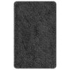 vidaXL Anti-slip Bath Mat Set 3 pcs Dark grey PP