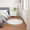 vidaXL Faux Rabbit Fur Rug Olite White &Oslash; 80 cm Polyester
