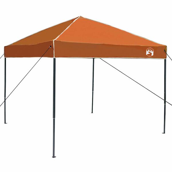 vidaXL Canopy Tent Manual Orange 243 x 243 x 251 cm Fabric