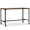 vidaXL Dining Table Solid Mango Wood and Steel 120x60x76 cm