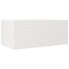 vidaXL Garden Planter White 110x60x46 cm Solid Wood Pine