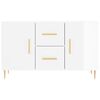 vidaXL Sideboard High Gloss White 100x36x60 cm Engineered Wood