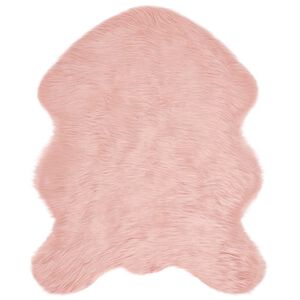 vidaXL Faux Sheepskin Rug Tafalla Pink 50 x 80 cm Polyester