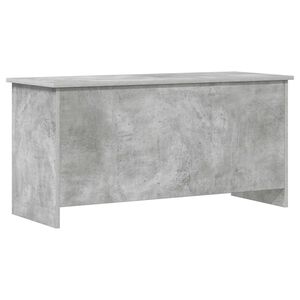vidaXL Storage Chest Concrete Grey 100 x 40 x 50 cm Engineered Wood