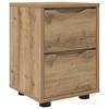 vidaXL Bedside Table Artisan Oak 30.5 x 30 x 43 cm Engineered Wood