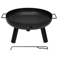 Lund Fire Pit with Handles Black