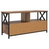 vidaXL TV Cabinet Old Wood 90 x 33 x 45 cm Engineered Wood and Steel