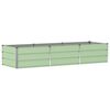 vidaXL Planter Green 240 x 80 x 45 cm Steel