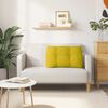 vidaXL Back Pillow Yellow 80 x 24 x 50 cm Velvet