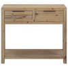 vidaXL Console Table 82x33x73 cm Solid Acacia Wood