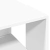 vidaXL Coffee Table White 89.5x48x30 cm Engineered Wood