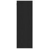 vidaXL Wall TV Cabinet Black Oak 30.5 x 30 x 90 cm Engineered Wood