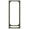 vidaXL Firewood Rack Olive Green 25x25x60 cm Cold-rolled steel