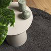 vidaXL Shaggy Rug PAMPLONA High Pile Modern Anthracite &Oslash; 120 cm