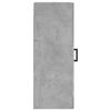 vidaXL Wall Mounted Cabinet Concrete Grey 34.5x34x90 cm