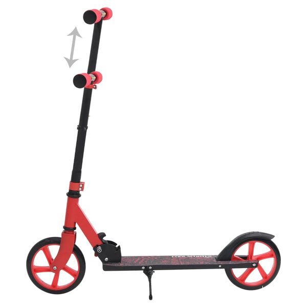 vidaXL 2-Wheel Children Scooter with Adjustable Handlebar Red
