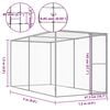 vidaXL Cat Cage 3x1.5x1.5 m Galvanised Steel