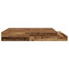 vidaXL Storage Bed Frame with Drawer Old Wood 200 cm Engineered Wood