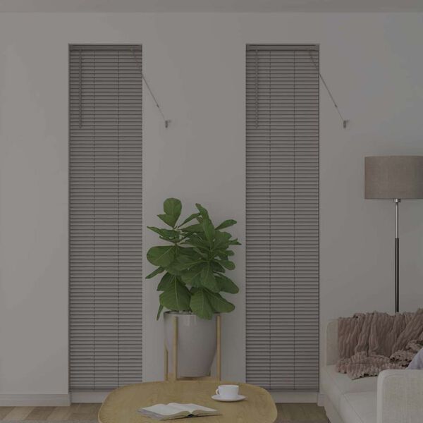 vidaXL Venetian Blinds Height Adjustable Silver 220 x 50 cm Aluminium
