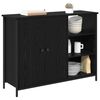 vidaXL Sideboard Black Oak 100 x 33 x 75 cm Engineered Wood