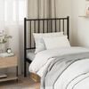 vidaXL Metal Replace Headboard Black 75 cm