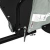 vidaXL Bike Trailer Grey and Black Oxford Fabric and Iron
