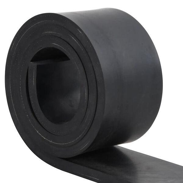 vidaXL Rubber Edge for Snow Plow Black 150x8x1 cm