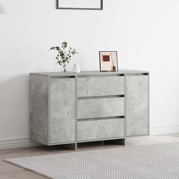 vidaXL Sideboard Concrete Grey 120 x 41 x 75 cm Engineered Wood